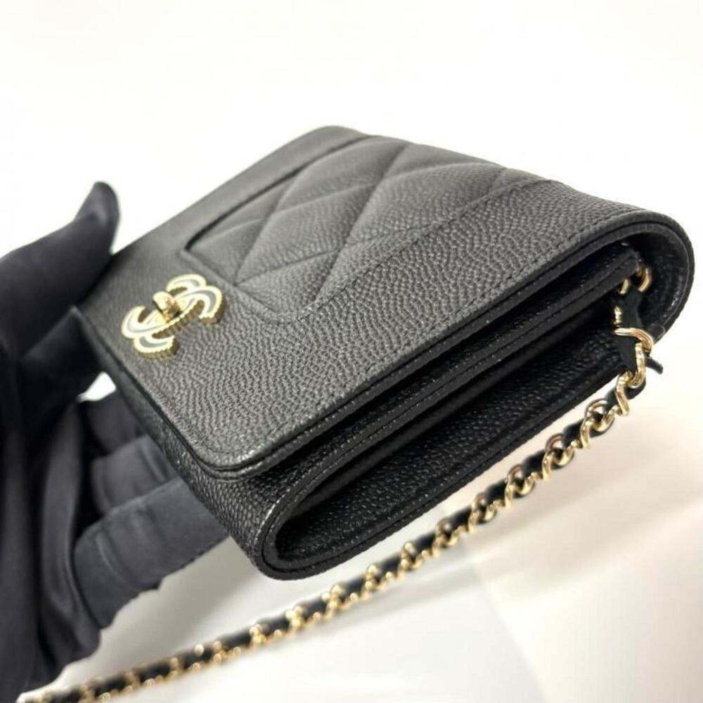 CHANEL Black Caviar Leather Wallet - Picture 9 of 10